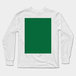 Pretty Simple Solid Dark Green Long Sleeve T-Shirt